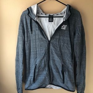 PINK zip-up athletic hoodie